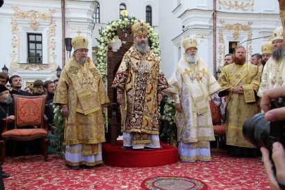 Три года назад Украинская православная церковь избрала своим предстоятелем митрополита Онуфрия Три года назад Украинская православная церковь избрала своим предстоятелем митрополита Онуфрия