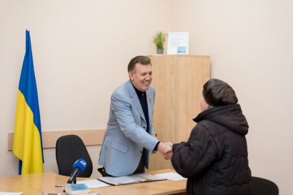 Одесситы посетили прием народного депутата и приняли участие в новой социальной программе