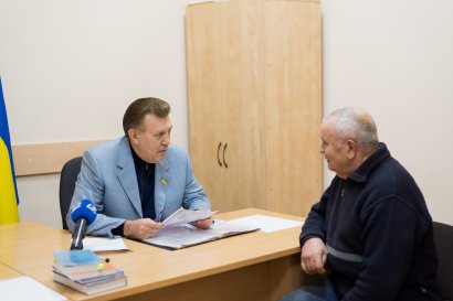 Одесситы посетили прием народного депутата и приняли участие в новой социальной программе