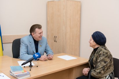 Одесситы посетили прием народного депутата и приняли участие в новой социальной программе