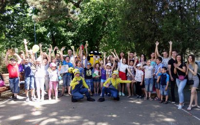 В День защиты детей студенты Одесской Юракадемии поздравили воспитанников школ-интернатов и детских домов