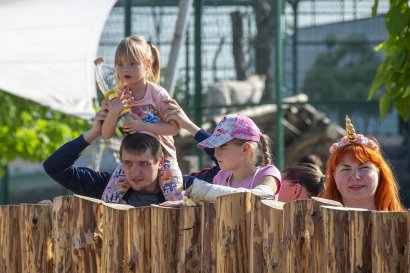 Детский праздник в Биопарке для меленьких одесситов