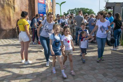 Детский праздник в Биопарке для меленьких одесситов