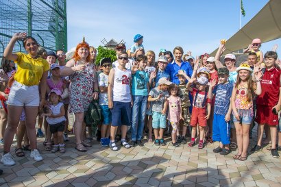 Детский праздник в Биопарке для меленьких одесситов