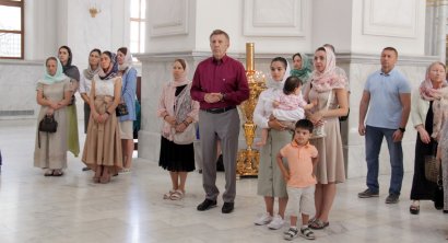 В Спасо-Преображенском Соборе почтили память Преподобного Сергия Радонежского и Святителя Иннокентия