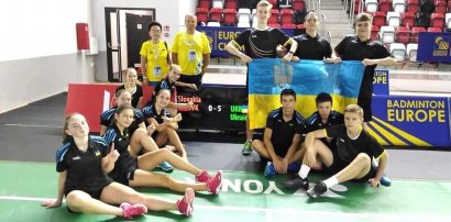 Успех Сборной Украины на командном чемпионате Европы U17 по бадминтону