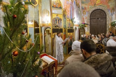В храмах Одессы прошла Рождественская литургия