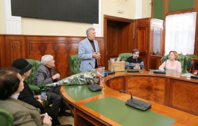 Журналист газеты «Слово» Александр Солдатский отмечает 90-летие
