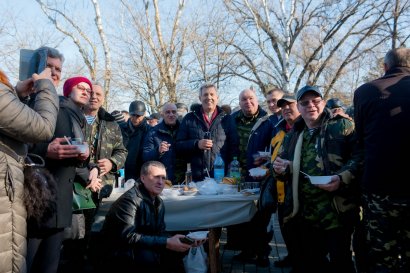 По случаю 31-й годовщины вывода войск из Афганистана в Одессе торжественно прошла колонна воинов-интернационалистов