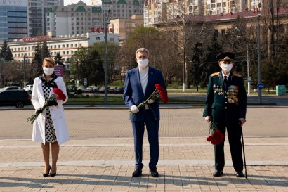 Накануне 76-й годовщины Дня освобождения Одессы депутаты Украинской морской партии Сергея Кивалова чествовали воинов-освободителей